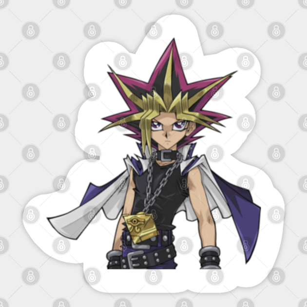 Yugi Yugioh Sticker TeePublic